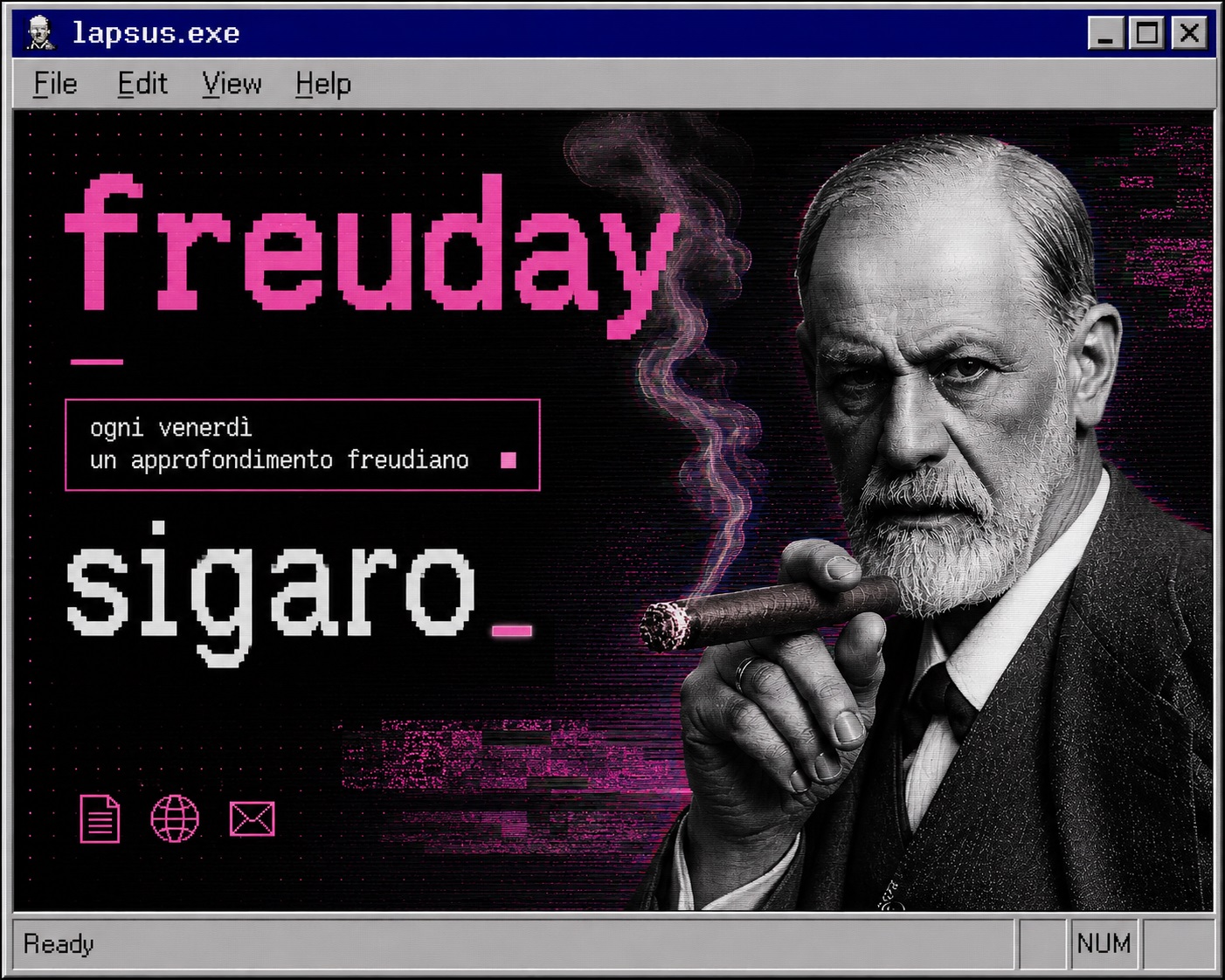Sigmund Freud con il sigaro