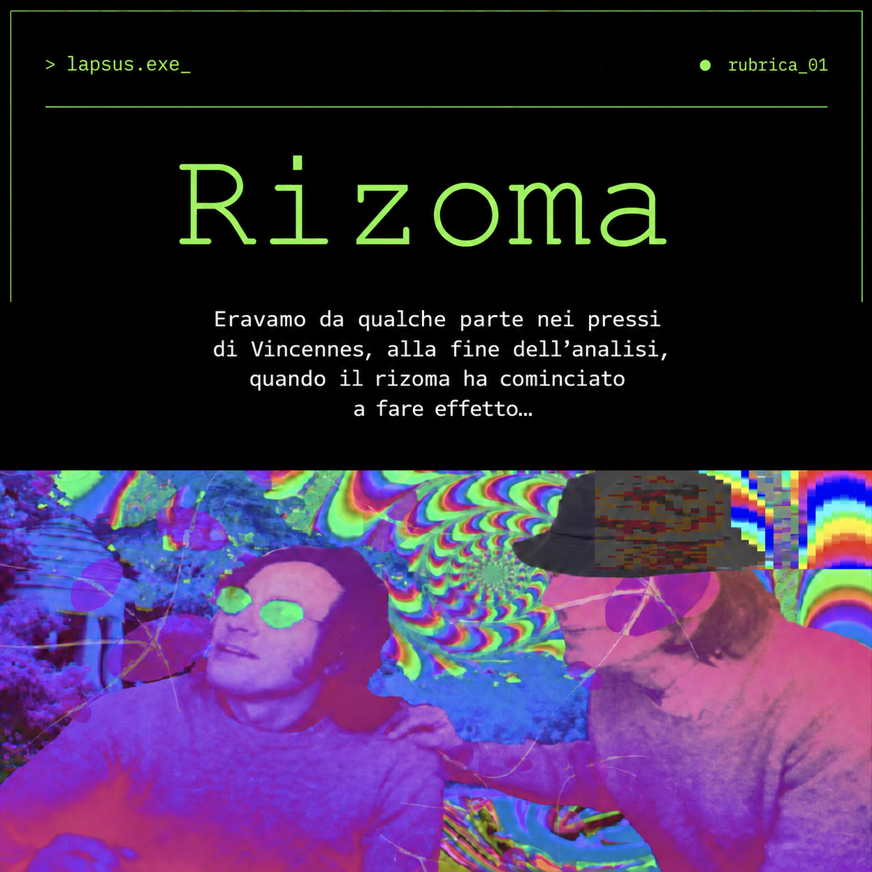 Il rizoma — rubrica Linguaggi